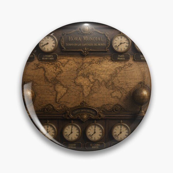 Item preview, World clocks and vintage map designed and sold by JuViRo.