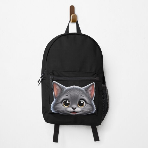 Item preview, Gray Cat Cute Portrait designed and sold by AstraDrip Studio.