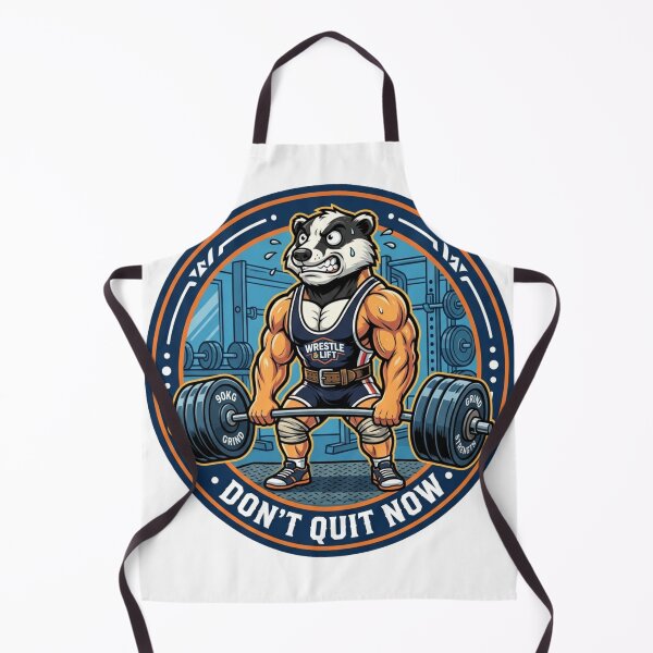 Item preview, Badger Gym Motivation Don't Quit Now designed and sold by JeevanStickers.