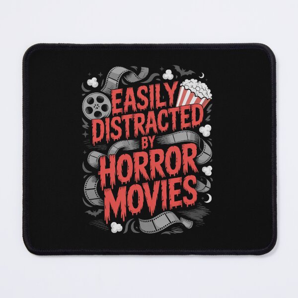Item preview, Easily Distracted By Horror Movies Gift for Horror Fan designed and sold by Say It With Ink.