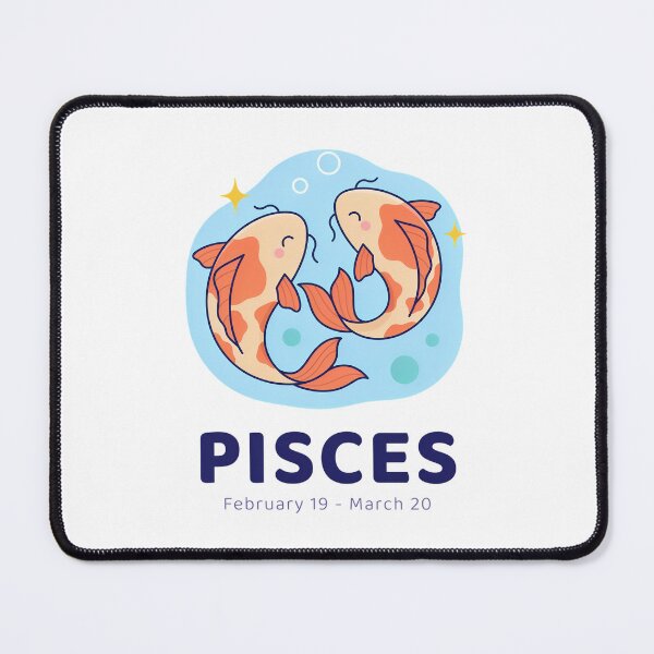 Item preview, Cute Pisces Koi Fish Zodiac Design | Pisces Astrology Birthday Gift designed and sold by Cool-cat-art.