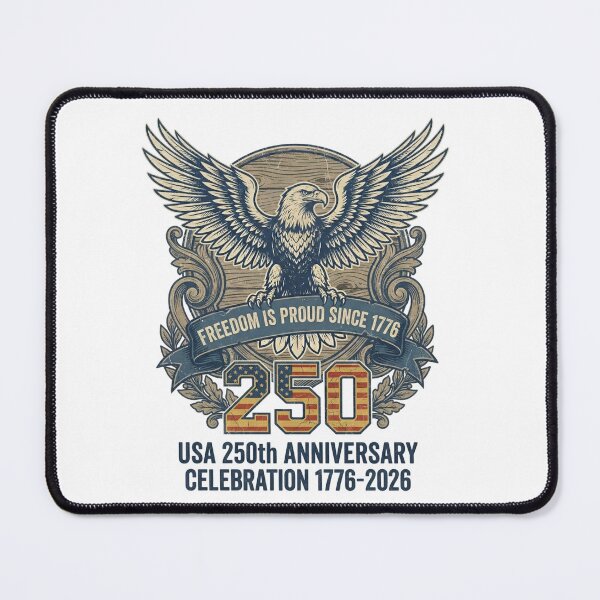 Item preview, USA 250th Anniversary Eagle Freedom is Proud Since 1776 Vintage designed and sold by Meadowmood.