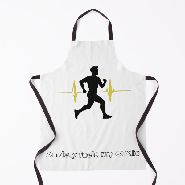 Item preview, Anxiety Fuels My Cardio — Funny Mental Health Shirt designed and sold by OdinLabs.