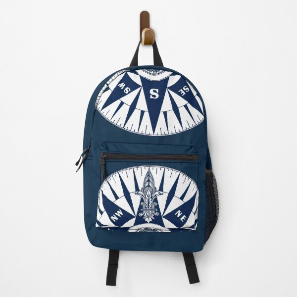 Item preview, Vintage Nautical Compass Rose on Navy Blue designed and sold by oceanys.