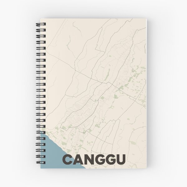 Item preview, Canggu Map designed and sold by MapsNerd.