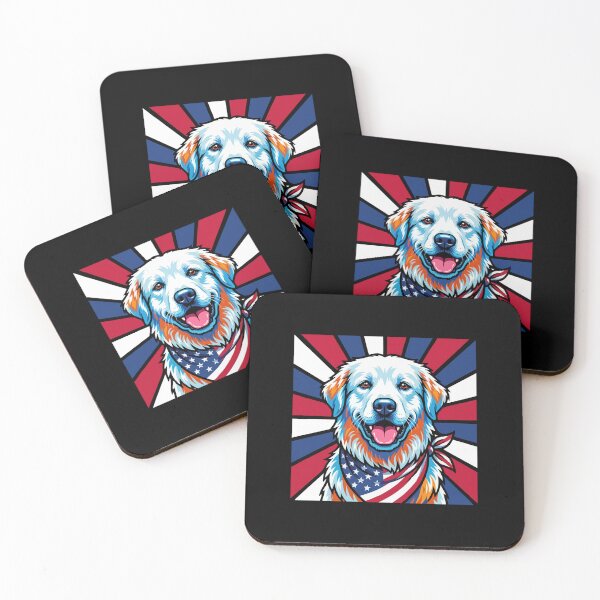 Item preview, Great Pyrenees 4th of July Dog – Patriotic USA Puppy Gift designed and sold by The Real Life Symphony.