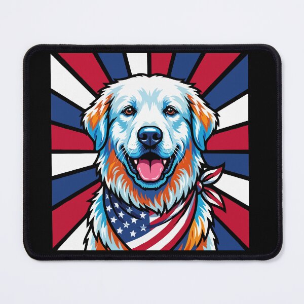 Item preview, Great Pyrenees 4th of July Dog – Patriotic USA Puppy Gift designed and sold by The Real Life Symphony.