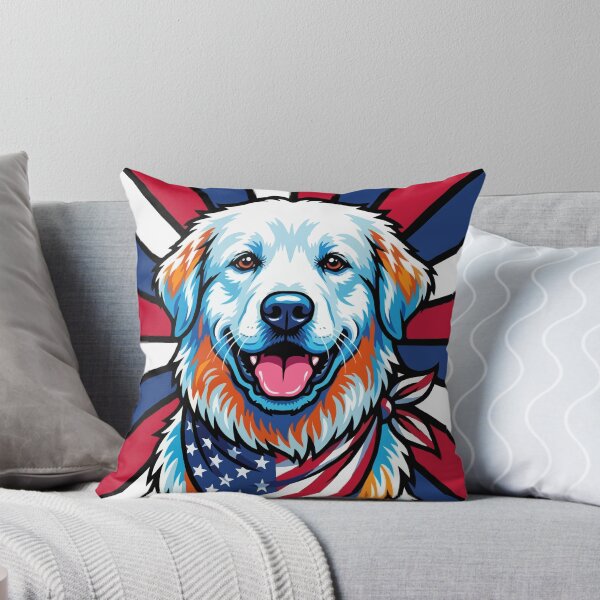 Item preview, Great Pyrenees 4th of July Dog – Patriotic USA Puppy Gift designed and sold by The Real Life Symphony.