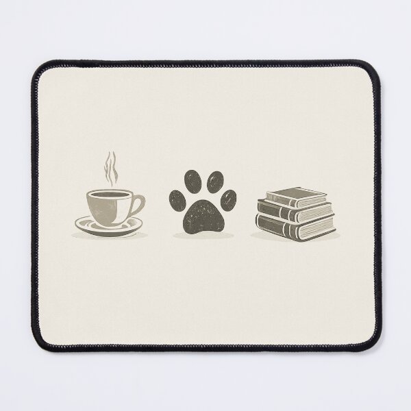 Item preview, Coffee Books Paw Print Pet Lover Graphic designed and sold by Corvoria.
