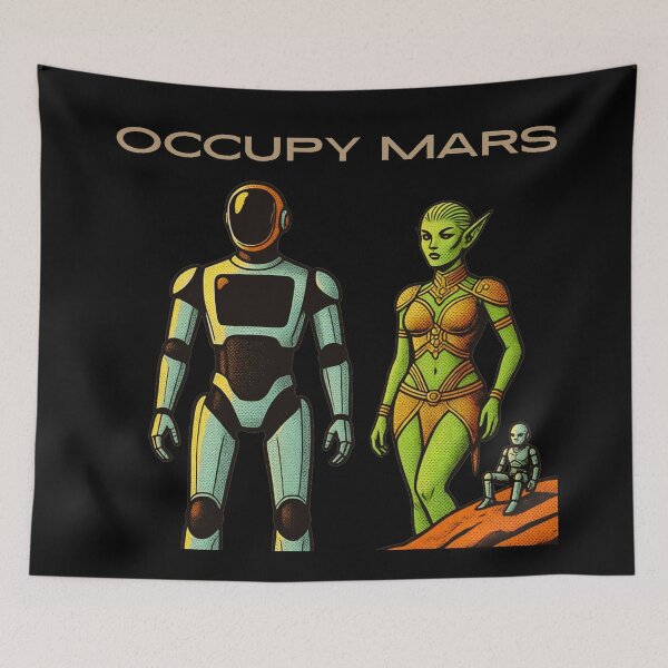 Item preview, SpaceX Starship Rocket Launch | Mars Mission Space Exploration Design designed and sold by TEEJAMBOREE.