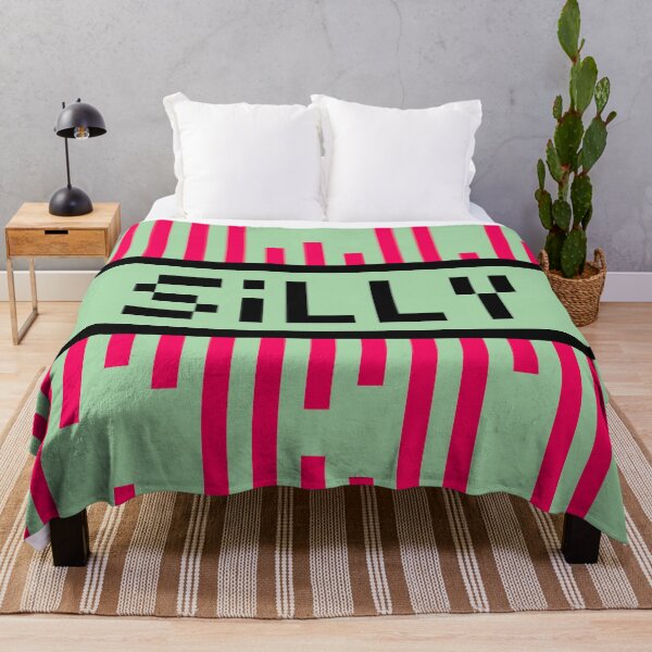 Item preview, SILLY — Pixel Art Word | Retro 8-Bit Two-Tone Typography designed and sold by Mouremandier.