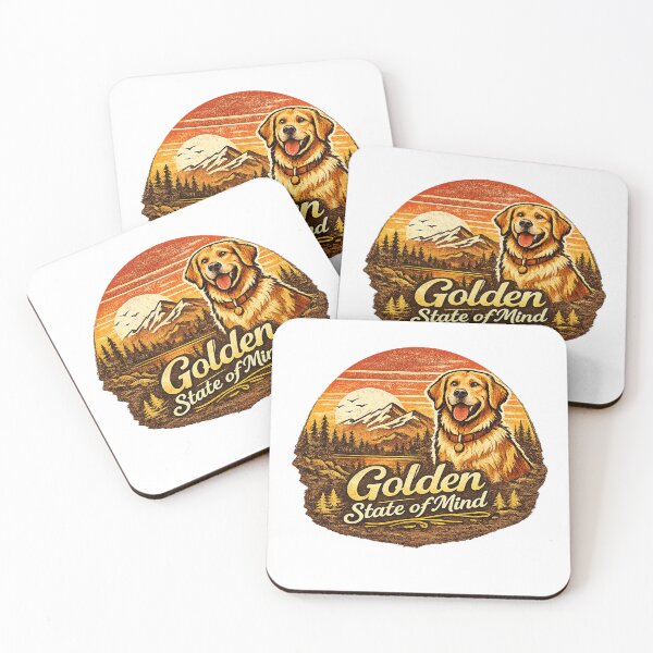 Item preview, Golden State Of Mind Golden Retriever Vintage Sunset Dog Lover Gift designed and sold by Ermicioi.