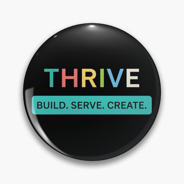 Item preview, Thrive Build Serve Create Motivational Typography for Entrepreneurs and Creatives designed and sold by No Excuses .