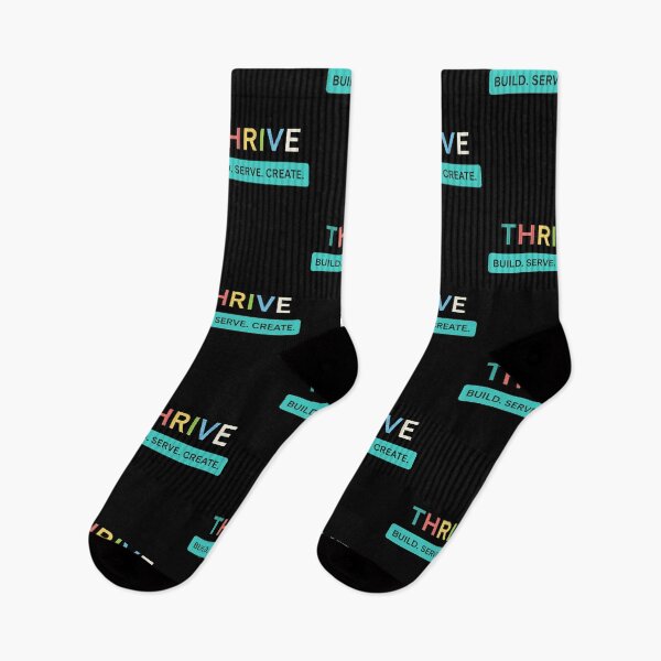 Item preview, Thrive Build Serve Create Motivational Typography for Entrepreneurs and Creatives designed and sold by No Excuses .