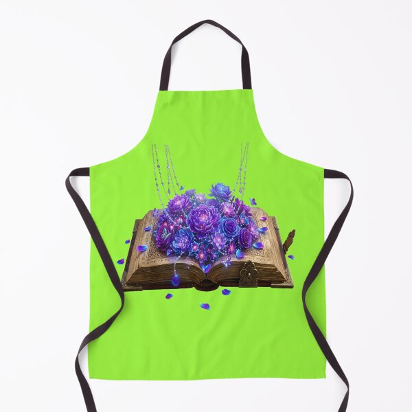 Item preview, Cosmic Fantasy Magical Spellbook with Purple Flowers designed and sold by Utopian-Magic.