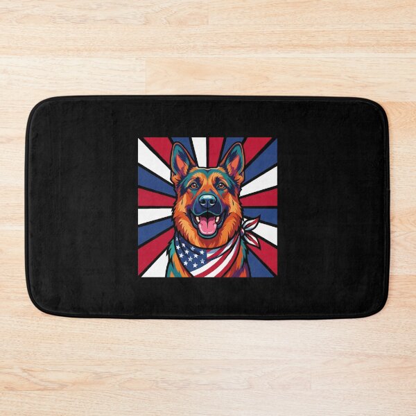 Item preview, German Shepherd 4th of July Dog – Patriotic USA Puppy Gift designed and sold by The Real Life Symphony.