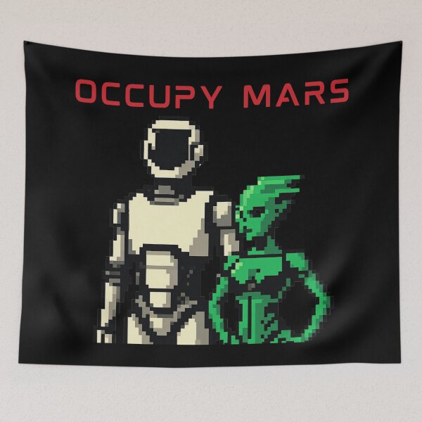 Item preview, SpaceX Starship Rocket Launch | Mars Mission Space Exploration Design designed and sold by TEEJAMBOREE.