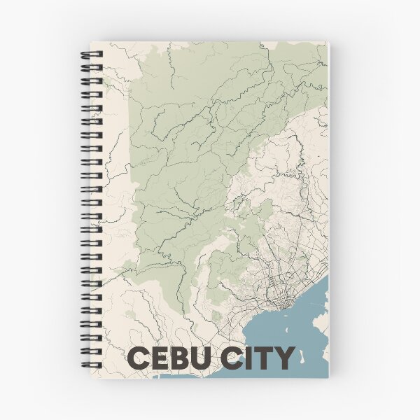 Artikelvorschau, Stadtplan von Cebu entworfen und verkauft von MapsNerd.