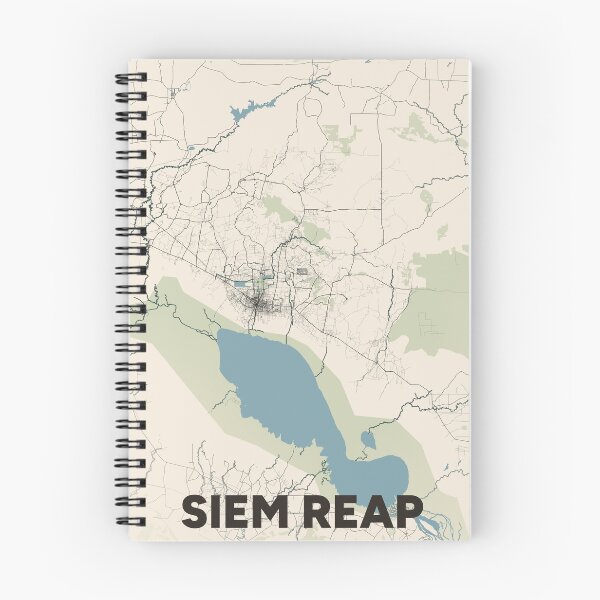 Item preview, Siem Reap Map designed and sold by MapsNerd.