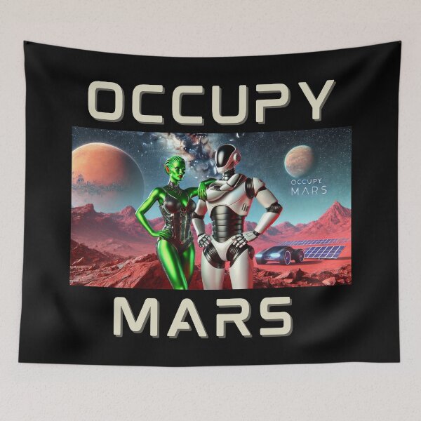 Item preview, SpaceX Starship Rocket Launch | Mars Mission Space Exploration Design designed and sold by TEEJAMBOREE.