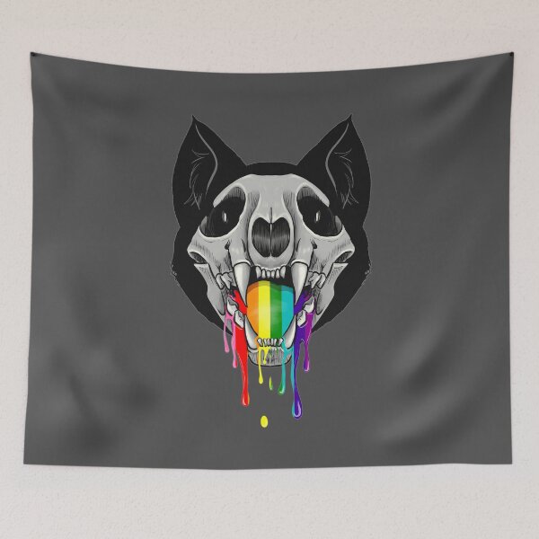 Item preview, PRIDE CAT - Gilbert Baker Flag Variant designed and sold by DeadPhilosophy.