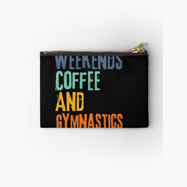 Aperçu de l'œuvre Week-ends rétro amusants : café et gymnastique créée et vendue par WeirdlyRare.