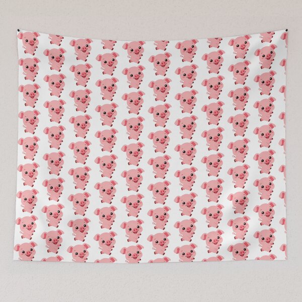 Item preview, Cute clumsy pig cartoon designed and sold by AlicinaM.