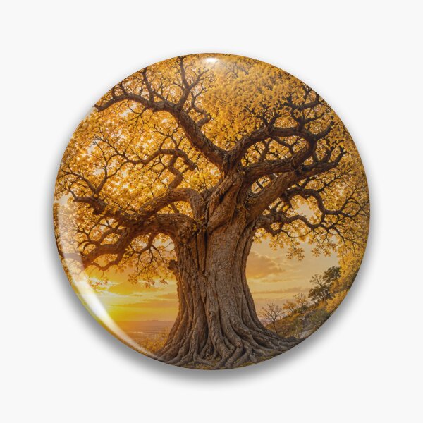 Item preview, Golden tree at bright sunset designed and sold by JuViRo.