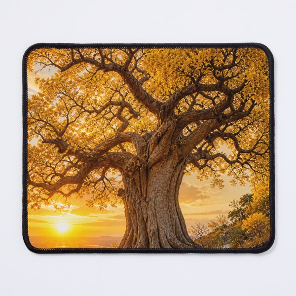Item preview, Golden tree at bright sunset designed and sold by JuViRo.