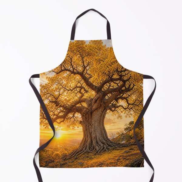 Item preview, Golden tree at bright sunset designed and sold by JuViRo.