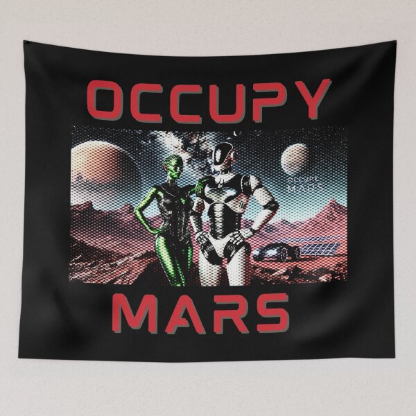 Item preview, SpaceX Starship Rocket Launch | Mars Mission Space Exploration Design designed and sold by TEEJAMBOREE.