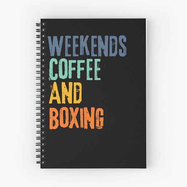 Item preview,  Funny Retro Weekends Coffee and Boxing designed and sold by WeirdlyRare.