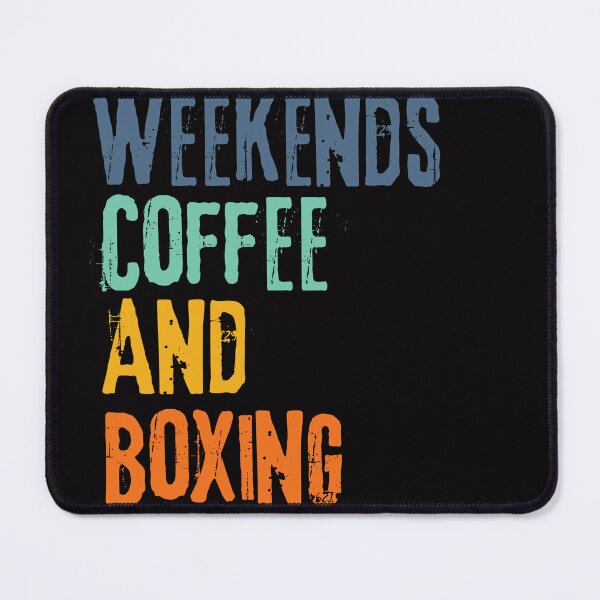Item preview,  Funny Retro Weekends Coffee and Boxing designed and sold by WeirdlyRare.
