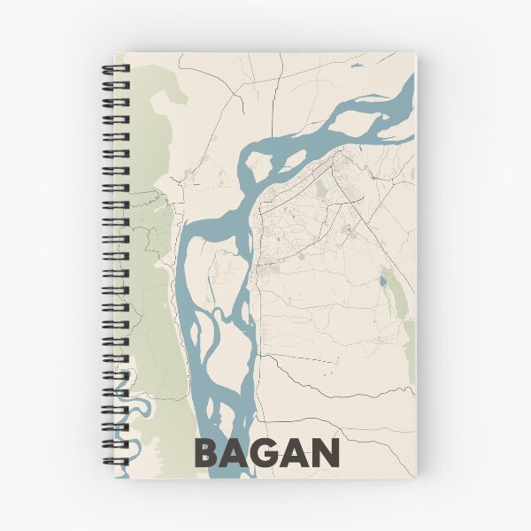 Item preview, Bagan Map designed and sold by MapsNerd.