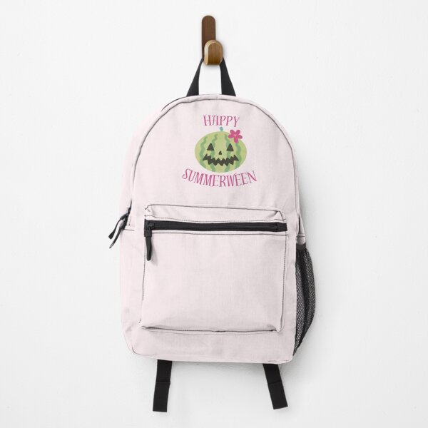 Item preview, Happy Summerween Watermelon Jack O Lantern with Pink Flower designed and sold by winterpumpkin.