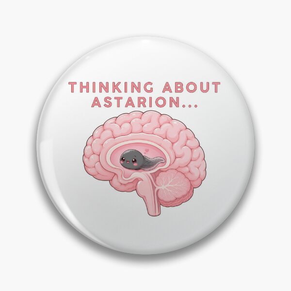 Item preview,  BG3 Thinking about Astarion Tadpole Brain baldurs gate 3 designed and sold by Marcelina28.