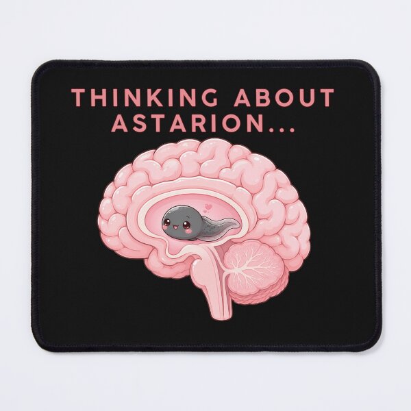 Item preview,  BG3 Thinking about Astarion Tadpole Brain baldurs gate 3 designed and sold by Marcelina28.
