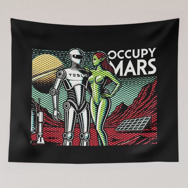 Item preview, SpaceX Starship Rocket Launch | Mars Mission Space Exploration Design designed and sold by TEEJAMBOREE.