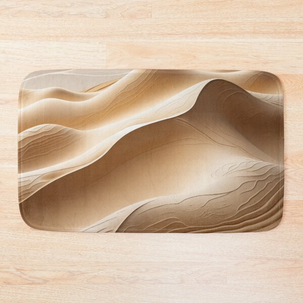 Item preview, Desert Dune Topography Fluid Lines Poster designed and sold by EnmarcArt.