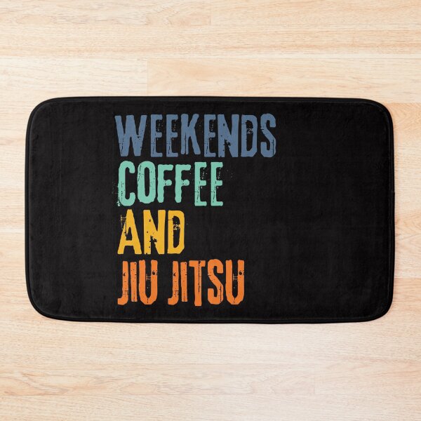 Item preview, Funny Retro Weekends Coffee and JIU Jitsu designed and sold by WeirdlyRare.