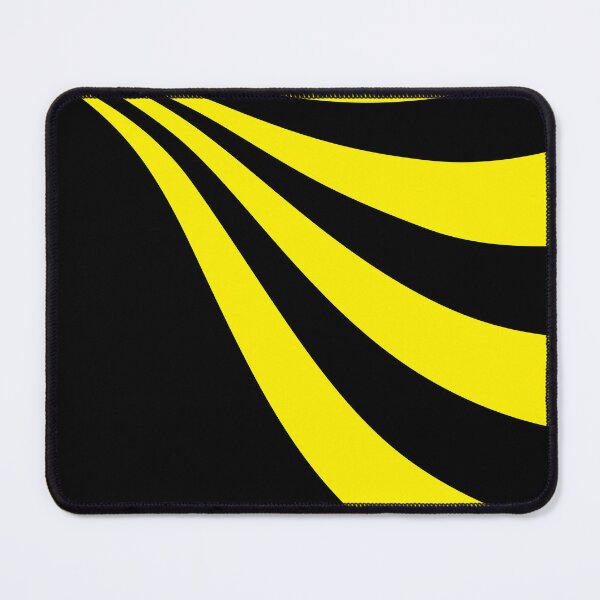 Item preview, Black and Yellow Wave designed and sold by LAEC-Shop.