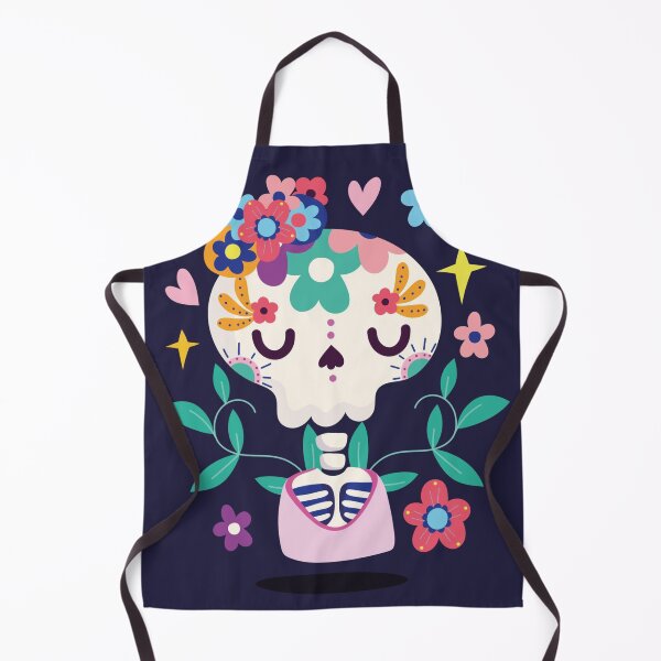 Item preview, Cute Floral Sugar Skull Sticker designed and sold by SkeletonMood.