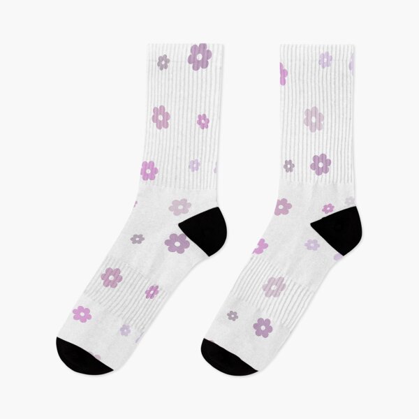 Item preview, Cute Retro Pastel Purple Pink and Lavender Daisies Indie Flower Pack designed and sold by Aesthetic Crew.