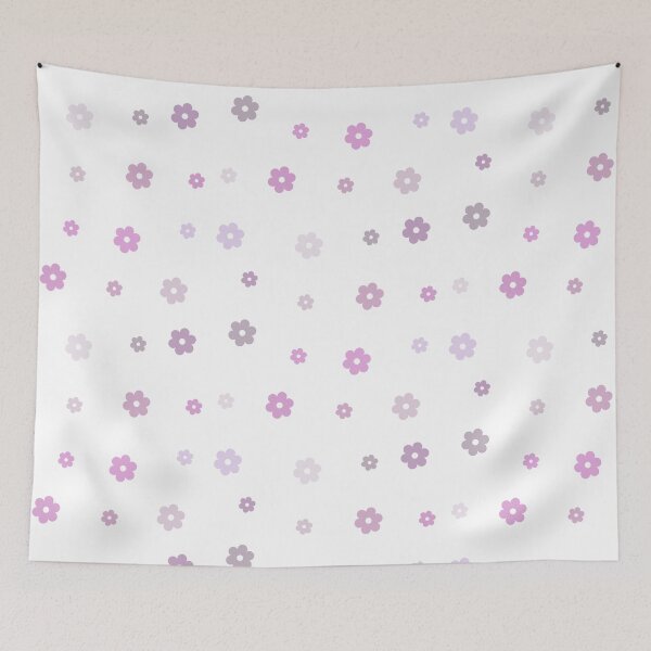 Item preview, Cute Retro Pastel Purple Pink and Lavender Daisies Indie Flower Pack designed and sold by Aesthetic Crew.