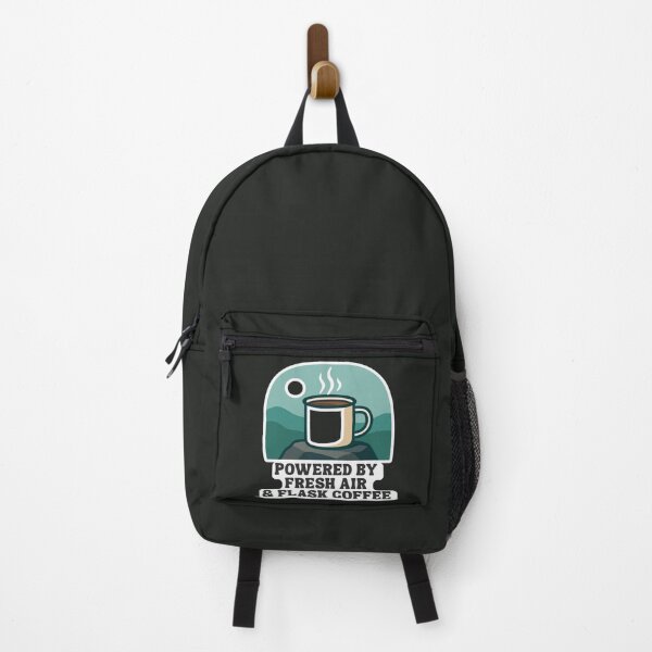 Item preview, Powered By Fresh Air Flask Coffee Retro designed and sold by Digital-Thought.