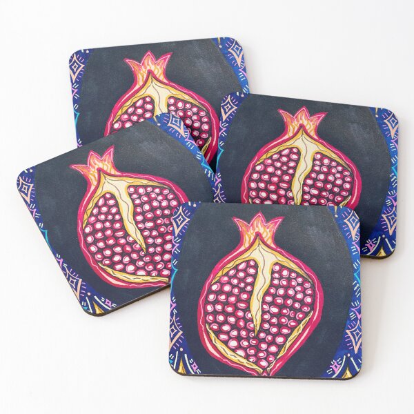 Item preview, Ripe Pomegranate -Divine Feminine Symbolism Art- designed and sold by artbyalette.