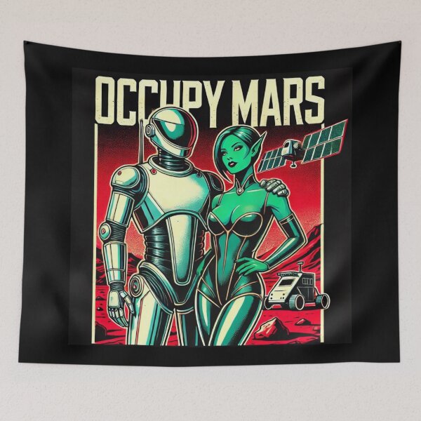 Item preview, SpaceX Starship Rocket Launch | Mars Mission Space Exploration Design designed and sold by TEEJAMBOREE.
