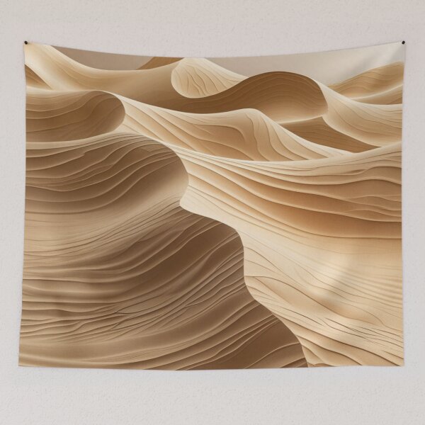 Item preview, Minimalist Desert Sand Dune Layers Art designed and sold by EnmarcArt.