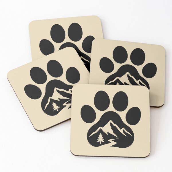 Item preview, Mountain Paw Print Outdoor Pet Lover designed and sold by Corvoria.