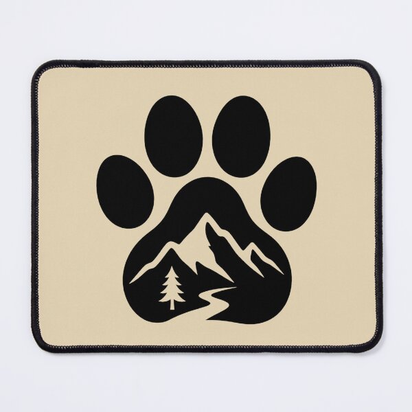 Item preview, Mountain Paw Print Outdoor Pet Lover designed and sold by Corvoria.